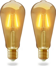 innr WiFi Filament Vintage Edison WRF 764-2 E27 4.5W/822, 2 Stück