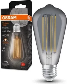 Osram Ledvance Filament LED Vintage 1906 Edison 42 11/818 E27 DIM
