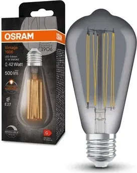 Osram Ledvance Filament LED Vintage 1906 Edison 42 11/818 E27 DIM
