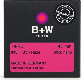 B+W 010 Haze T-Pro MRC UV 43mm