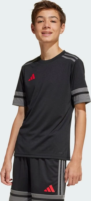adidas Squadra 25 Trikot kurzarm black/team grey four/pure ruby (Junior)