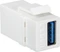 LogiLink Keystone Modul USB-A 3.0 Buchse via USB-A 3.0 Buchse, weiß Vorschaubild