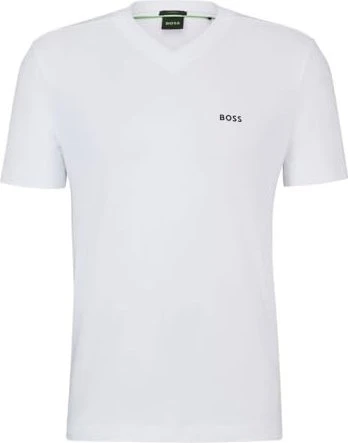 Hugo Boss V-Neck T-Shirt kurzarm weiß (Herren)