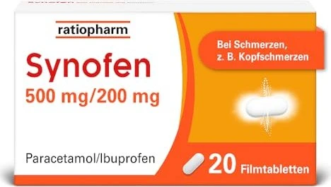 ratiopharm Synofen Filmtabletten, 20 Stück