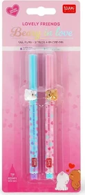 Legami Lovely Friends, Gelroller sortiert, 2er-Set