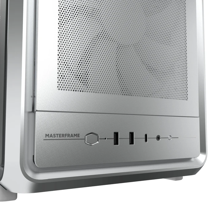 Cooler Master MasterFrame 500 Mesh ARGB, silber, Glasfenster