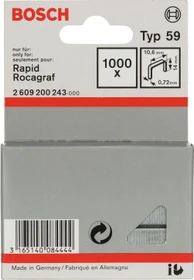 Bosch Professional Typ 59 Tacker-Klammern, 14x10.6mm, 1000 Stück
