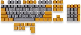 Mountain Mineral Keycap Set, Kunststoff (PBT) Double-Shot, orange/grau, 113 Tasten (104+9), ANSI-US