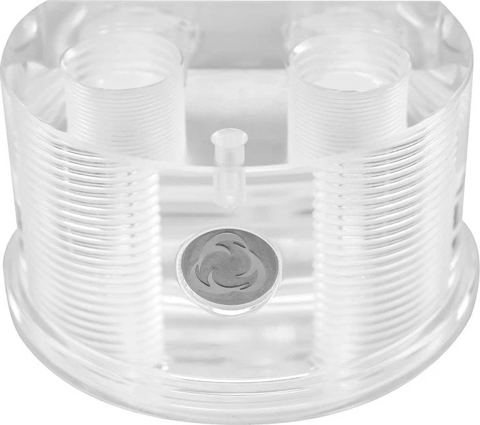 Singularity Computers Protium Quad Port Cap, Polished Acryl, Deckel für Ausgleichsbehälter