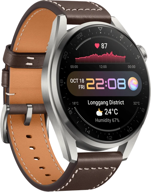 Huawei Watch 3 Pro Classic silber/braun