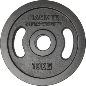 Hammer Gusseisen 50mm Hantelscheibe 10kg