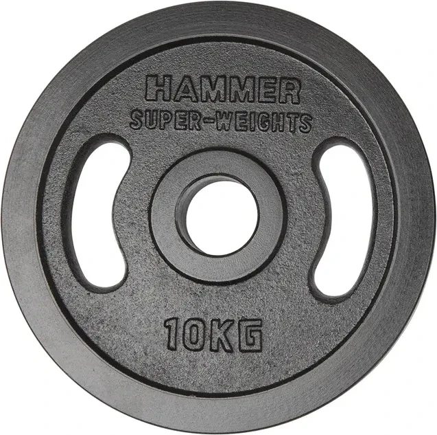 Hammer Gusseisen 50mm Hantelscheibe 10kg