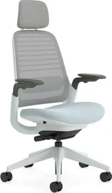 Steelcase Series 1 Bürostuhl mit Kopfstütze, sturmhorizont