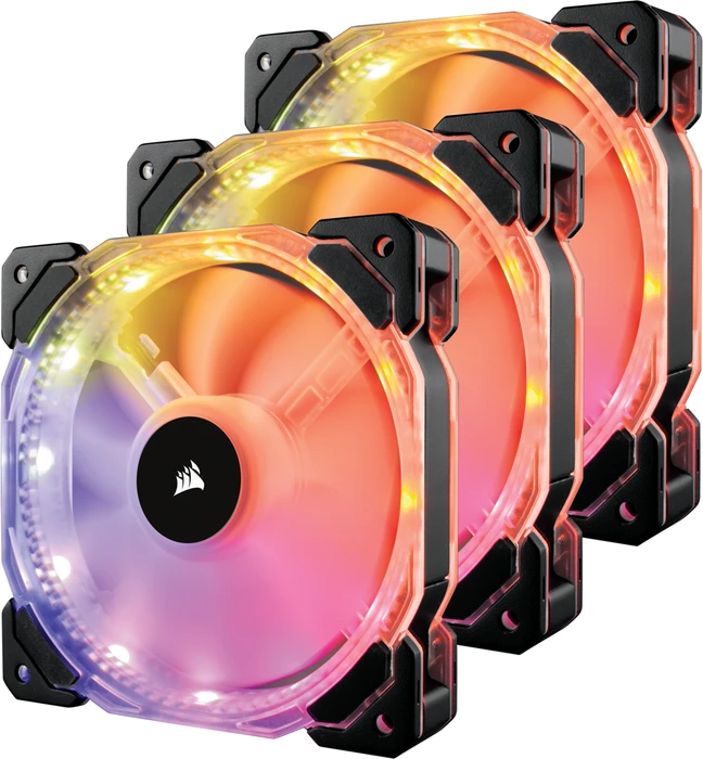 Corsair Air Series HD120 LED RGB High Static Pressure PWM, LED-Steuerung, Lüftersteuerung, 120mm