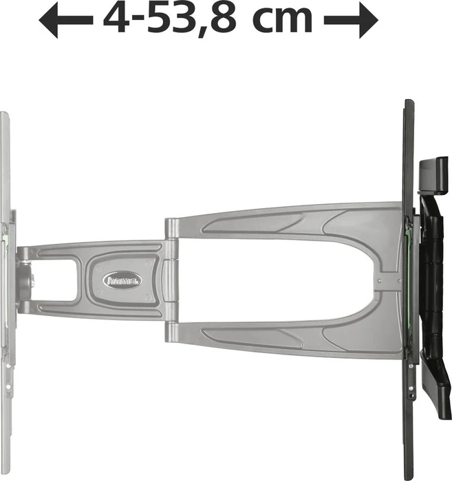 Hama TV-Wandhalterung Fullmotion Ultraslim 3 Sterne L schwarz