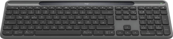 Logitech Signature Slim Solar+ K980 for Business, Grafit, Logi Bolt, USB/Bluetooth, DE