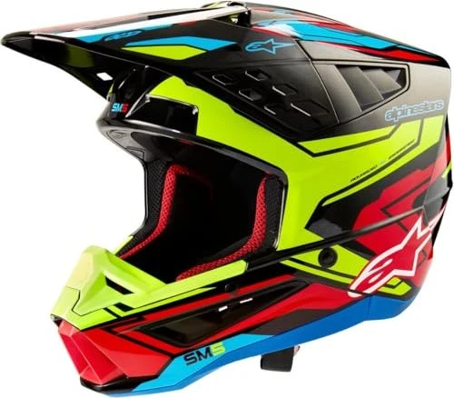 Alpinestars S-M5 Action 2 schwarz/gelb/rot