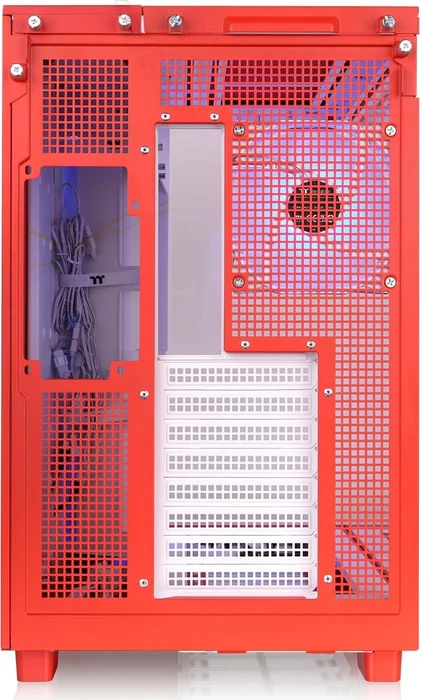 Thermaltake View 380 XL TG ARGB Flaming Orange, orange, Glasfenster
