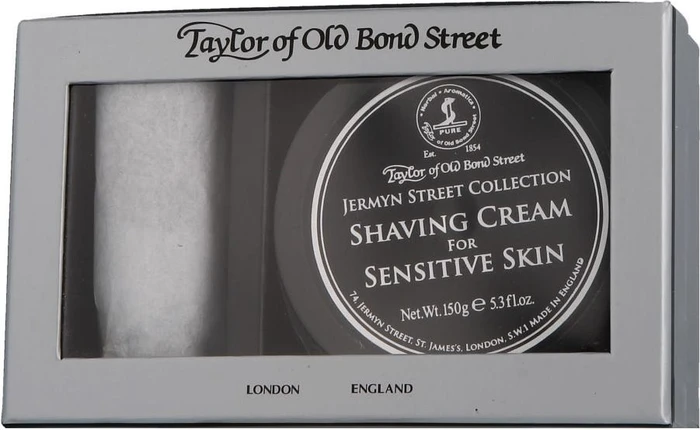 Taylor of Old Bond Street Jermyn Street Collection Rasiercream 150g + Pinsel Geschenkset