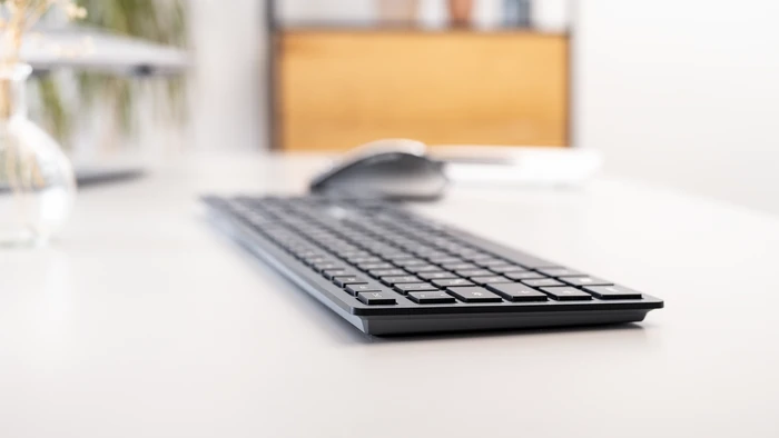 Cherry DW 9500 Slim schwarz/grau, USB/Bluetooth, BE