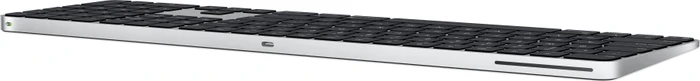 Apple Magic Keyboard mit Touch ID und Ziffernblock für Mac mit Apple Chip (USB-C), schwarz/silber, USB/Bluetooth, DK