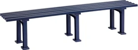 Blome Mono Gartenbank 4-Sitzer stahlblau