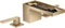 Hansgrohe Axor MyEdition 3-Loch Waschbeckenarmatur 70 mit Push-Open Ablaufgarnitur ohne Platte brushed bronze Vorschaubild