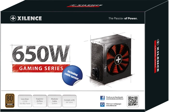 Xilence Gaming Series XP650R10 650W, ATX 2.4