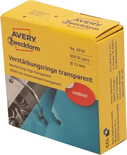 Avery-Zweckform Verstärkungsringe transparent