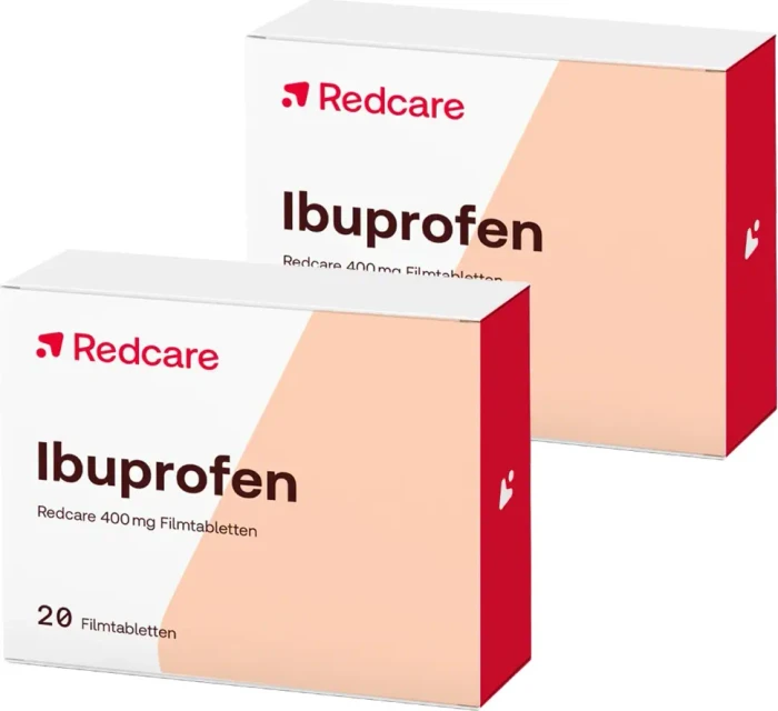 Redcare Ibuprofen 400mg Filmtabletten, 40 Stück (2x 20 Stück)