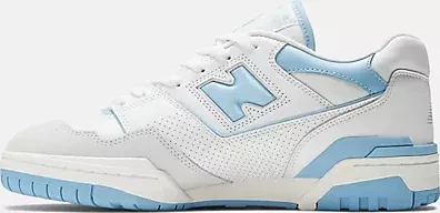 New Balance 550 white/blue haze/rain cloud (Herren)