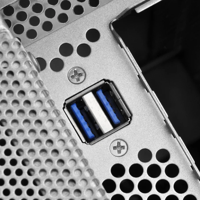 SilverStone Case Storage CS01, silber, Mini-ITX