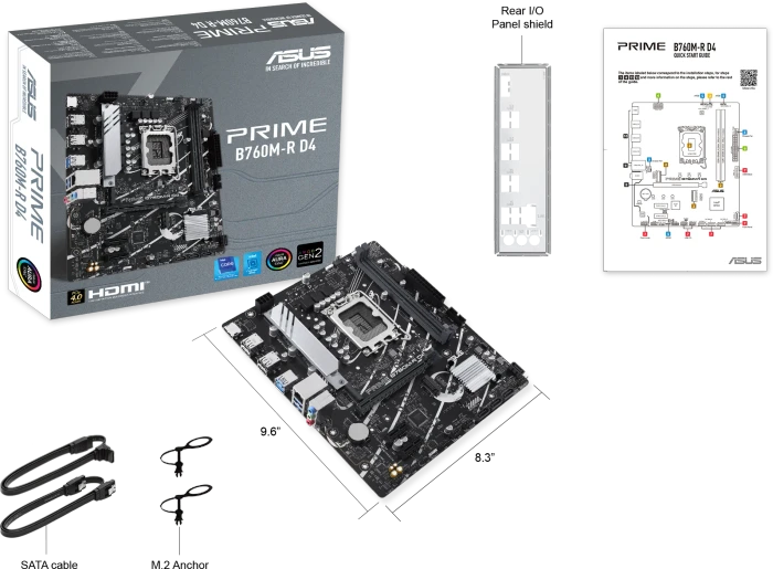 ASUS Prime B760M-R D4 (Intel 1700)