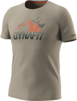 Dynafit Transalper Graphic Funktionsshirt langarm rock khaki (Herren)