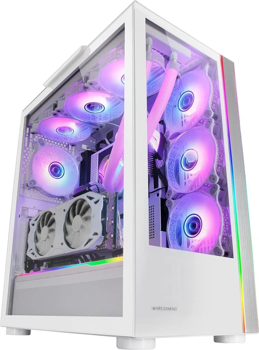 Mars Gaming MC-Ultra White, Glasfenster