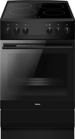 Amica SHC 11509 SM Elektroherd mit Glaskeramik-Kochfeld