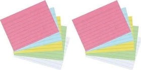 Herlitz Karteikarten, A7, liniert, rosa, 100 Blatt