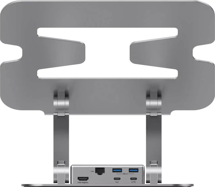 Rapoo UCS-5001 Notebook-Ständer mit magnetischem 5-in-1 USB-C Multiport-Hub, 1x USB-C 3.0 [Buchse]