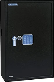 Yale Schlüsseltresor mit Tastenfeld L, schwarz, Schlüsselschloss/elektronisches Zahlenschloss