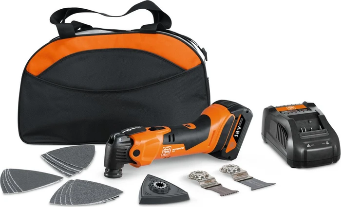 Fein MultiMaster AMM 500 Plus Akku-Multifunktionswerkzeug inkl. Tasche + Akku 4.0Ah + Zubehör