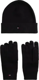 Tommy Hilfiger Flag Geschenkbox Beanie schwarz