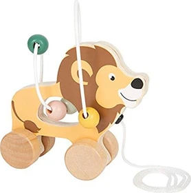 Legler Small Foot Ziehtier Löwe mit Motorikschleife Safari