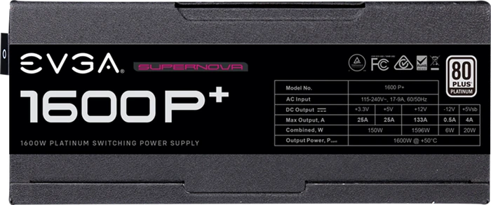 EVGA SuperNOVA P+ 1600 1600W, ATX