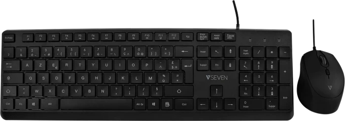 V7 CKU350 Tastatur und Maus Combo, USB, FR