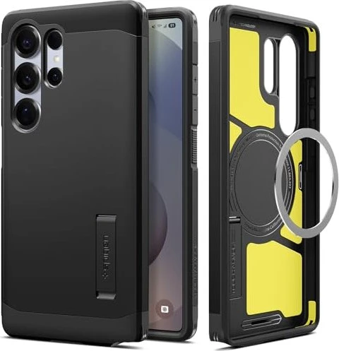 Spigen Tough Armor AI (MagFit) für Samsung Galaxy S25 Ultra schwarz