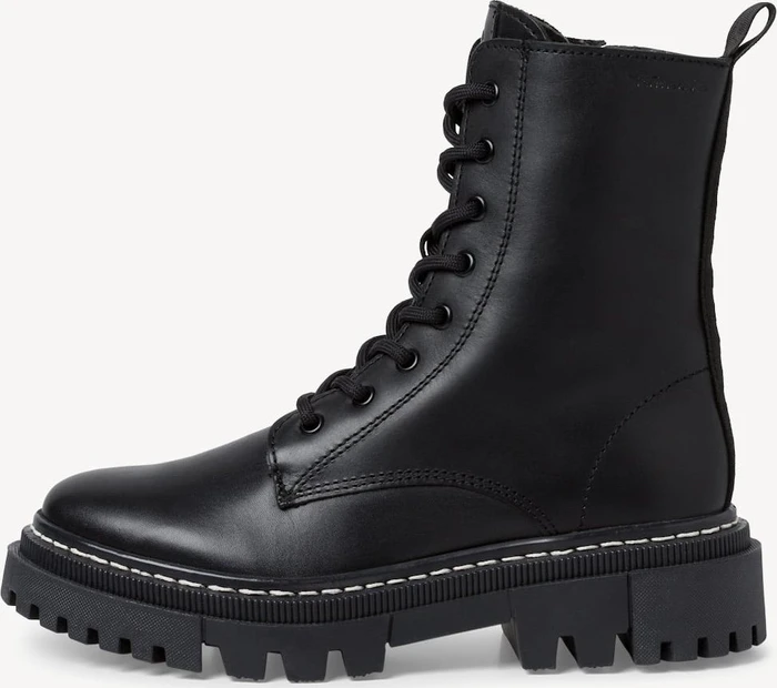 Tamaris Lederstiefelette schwarz (Damen)