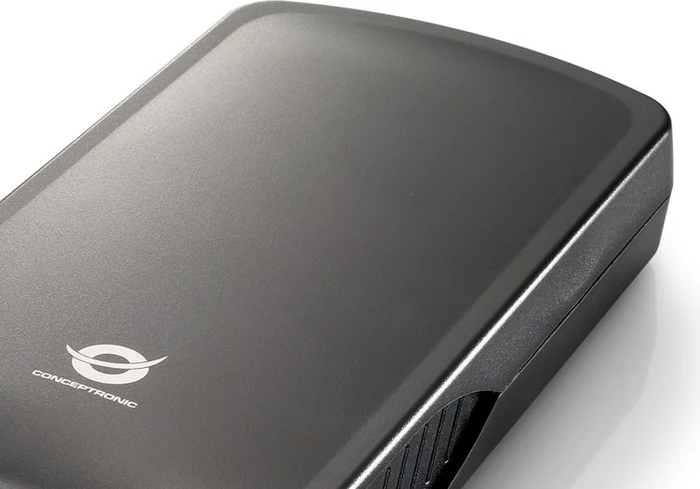 Conceptronic Grab'n'GO Hard Disk Box, schwarz, 3.5", USB-B 3.0