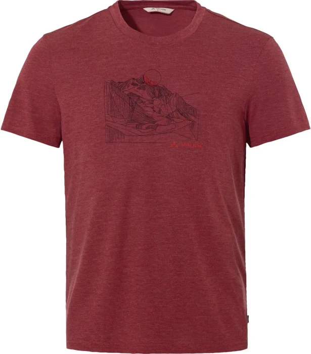 Vaude Tekoa III Funktionsshirt kurzarm carmine (Herren)