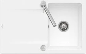 Villeroy & Boch Siluet Flat 780x490mm Einbau Becken reversibel mit Ablauffernbedienung weiß alpin