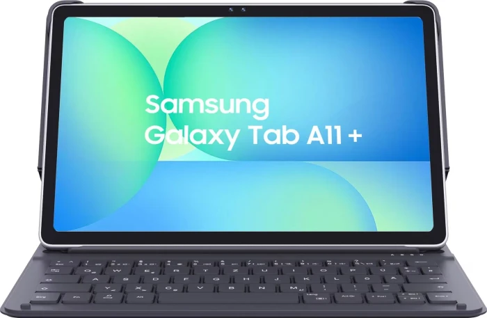 Samsung EF-DX930 DK Book Cover Keyboard Slim mit AI-Taste für Galaxy Tab A11+, schwarz, DE